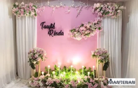 backdrop lamaran sederhana