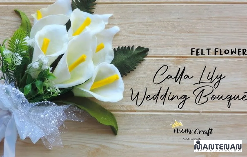 bunga calla lily pernikahan