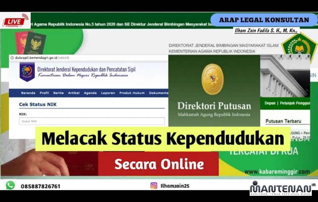 cara cek status pernikahan di simkah