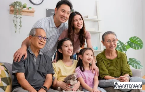 keuntungan tumbuh di keluarga besar