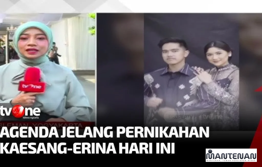 pernikahan kaesang erina hari ini