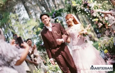 Busana Pernikahan Nadin Amizah