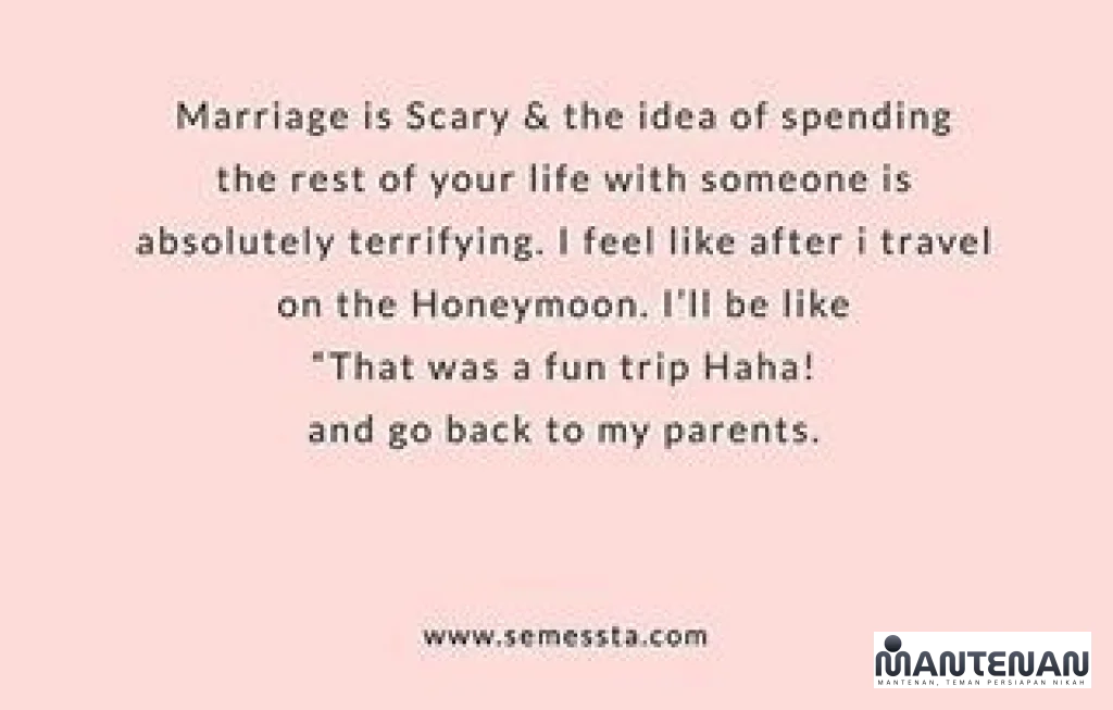 Marriage Is Scary