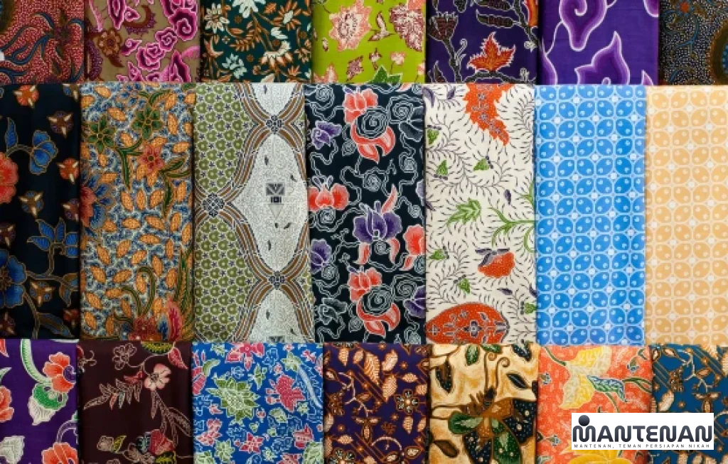 motif batik pernikahan elegan