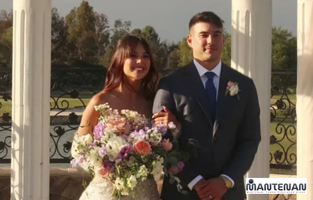 Aurelie Moeremans resepsi pernikahan