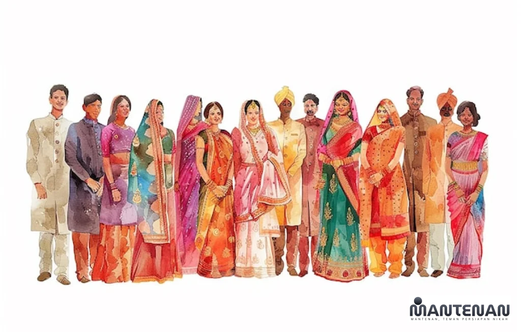 gaya tamu undangan pernikahan