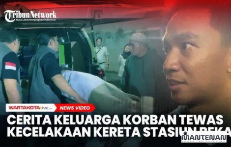 korban tewas kecelakaan kereta bekasi