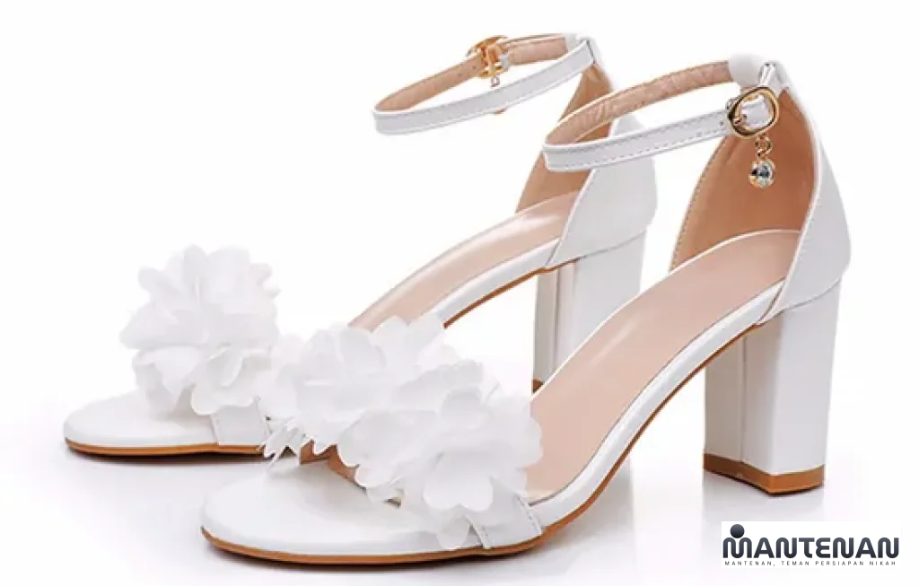 sepatu pengantin wanita elegan